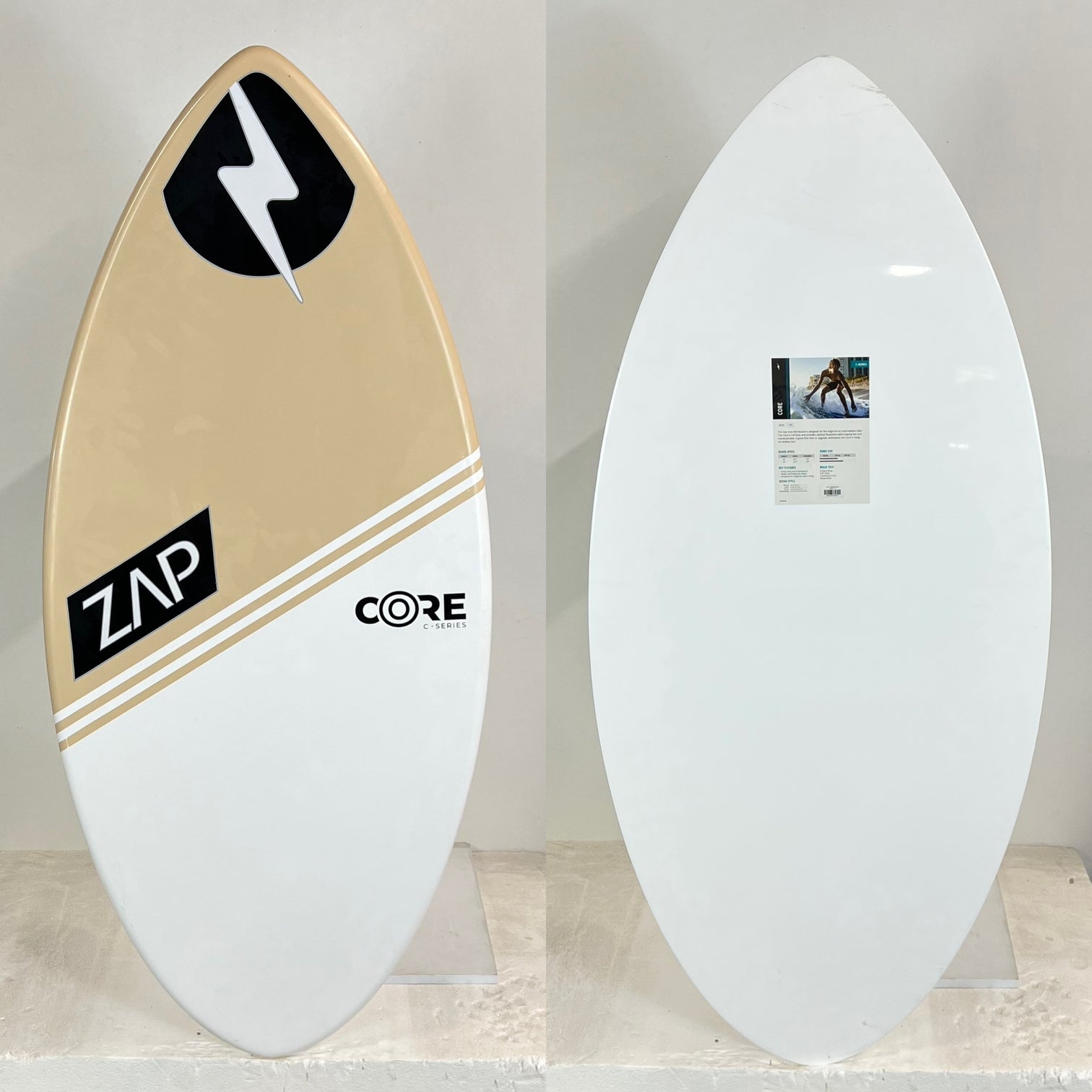 サーフィン スキムボード たぐり マリンスポーツ Zap Skimboards Zap Core C-Series Skimboard for  Beginner to Intermediate