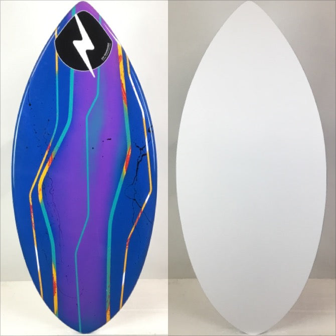 Zap Medium Wedge Airbrush Skimboard 45" BLEM