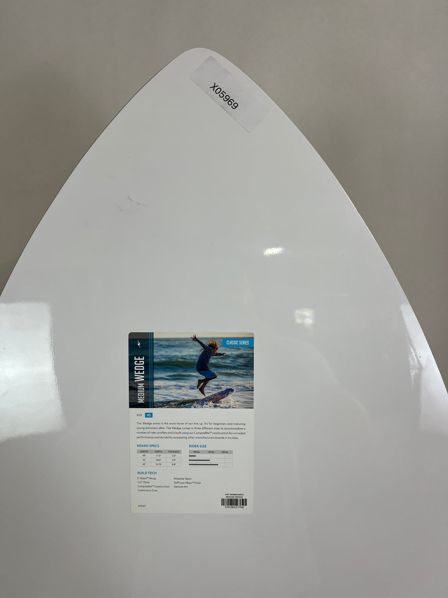 Zap Medium Wedge BLEM Skimboard 45"