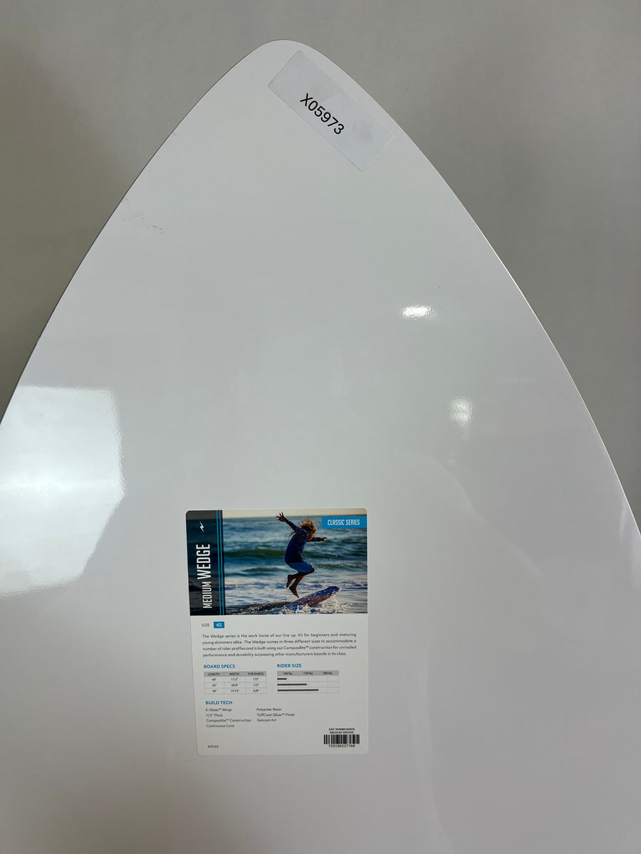 Zap Medium Wedge BLEM Skimboard 45"